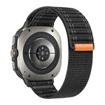 สายไนลอนลายคลื่นทะเลแบบตะขอและห่วง สำหรับ Samsung Galaxy Watch Ultra 47มม. / Ultra 2025