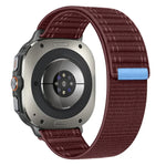 สายไนลอนลายคลื่นทะเลแบบตะขอและห่วง สำหรับ Samsung Galaxy Watch Ultra 47มม. / Ultra 2025