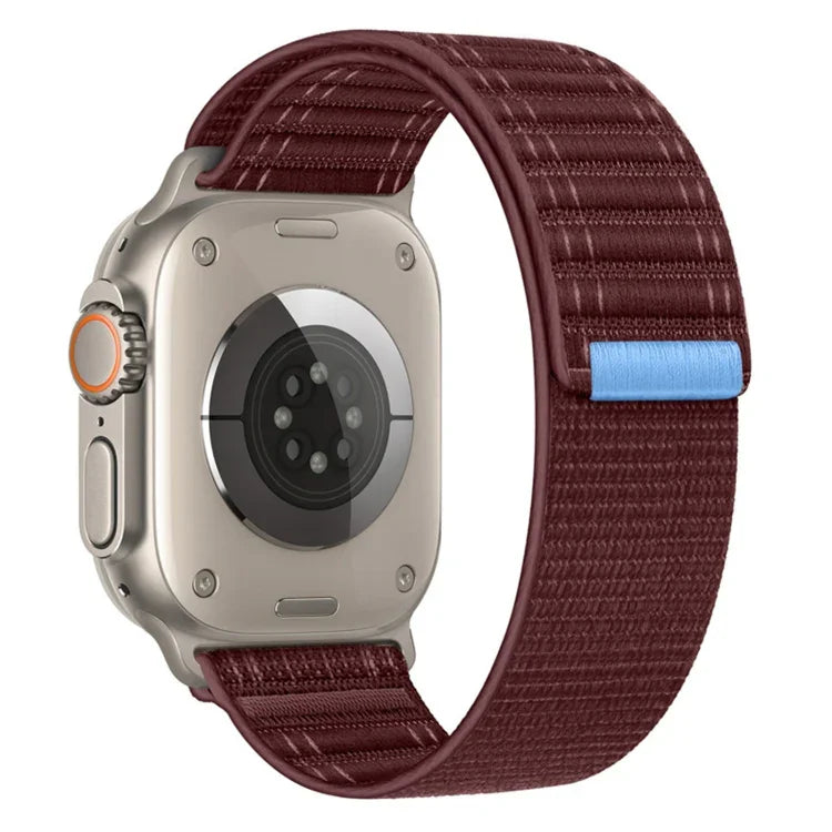 สายรัดนาฬิกาไนลอนตีนตุ๊กแกลายคลื่นทะเล สำหรับ Apple Watch Series 4 ขนาด 44 มม., สำหรับ Apple Watch Series 4 ขนาด 40 มม., สำหรับ Apple Watch Series 3 ขนาด 38 มม., สำหรับ Apple Watch Series 3 ขนาด 42 มม.