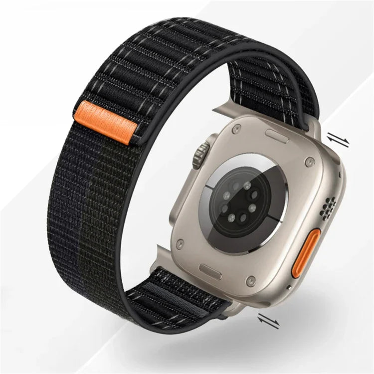 สายรัดนาฬิกาไนลอนตีนตุ๊กแกลายคลื่นทะเล สำหรับ Apple Watch Series 4 ขนาด 44 มม., สำหรับ Apple Watch Series 4 ขนาด 40 มม., สำหรับ Apple Watch Series 3 ขนาด 38 มม., สำหรับ Apple Watch Series 3 ขนาด 42 มม.