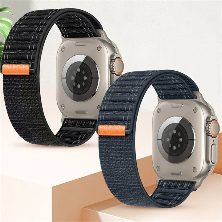 สายรัดนาฬิกาไนลอนตีนตุ๊กแกลายคลื่นทะเล สำหรับ Apple Watch Series 4 ขนาด 44 มม., สำหรับ Apple Watch Series 4 ขนาด 40 มม., สำหรับ Apple Watch Series 3 ขนาด 38 มม., สำหรับ Apple Watch Series 3 ขนาด 42 มม.