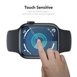 ฟิล์มกันรอยหน้าจอ ENKAY 3D ครอบคลุมเต็มจอ ขอบ PC นุ่ม PMMA HD 2 ชิ้น สำหรับ Apple Watch Series 11 / 10 ขนาด 46 มม., สำหรับ Apple Watch Series 11 / 10 ขนาด 42 มม.