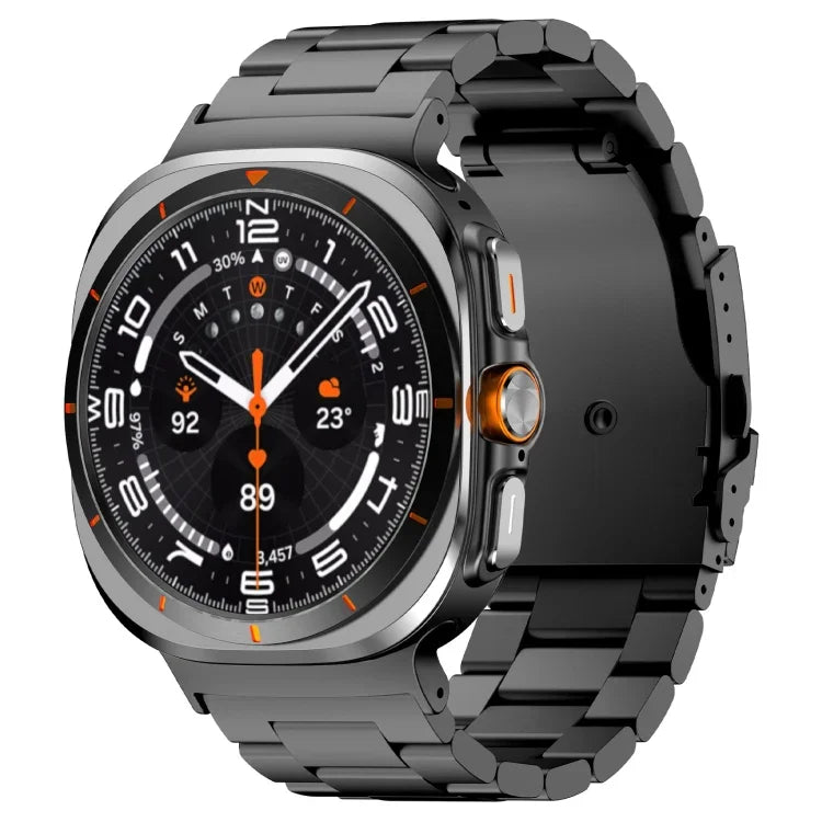 สายโลหะไทเทเนียมอัลลอยสามเม็ด สำหรับ Samsung Galaxy Watch Ultra 47 มม.