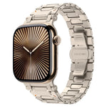 Pathfinder Stainless Steel Metal Watch Band, For Apple Watch Series 10 46mm, For Apple Watch SE 2023 44mm, For Apple Watch Ultra 2 49mm, For Apple Watch Series 9 45mm, For Apple Watch Ultra 49mm, For Apple Watch Series 8 45mm, For Apple Watch SE 2022 4...