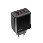 ที่ชาร์จ 45W PD3.0 / PPS Type-C + QC3.0 USB รองรับโปรโตคอลเต็มรูปแบบ, ปลั๊ก EU, PD3.0 / PPS Type-C + QC3.0 USB(ปลั๊ก EU)