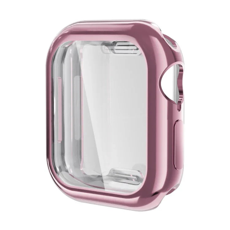 เคส TPU นุ่มชุบไฟฟ้า ENKAY Hat-Prince พร้อมฟิล์มกันรอย สำหรับ Apple Watch Series 11 / 10 ขนาด 46 มม., สำหรับ Apple Watch Series 11 / 10 ขนาด 42 มม.
