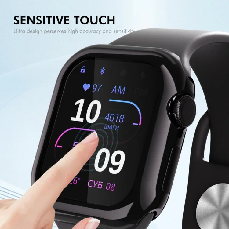 เคส TPU นุ่มชุบไฟฟ้า ENKAY Hat-Prince พร้อมฟิล์มกันรอย สำหรับ Apple Watch Series 11 / 10 ขนาด 46 มม., สำหรับ Apple Watch Series 11 / 10 ขนาด 42 มม.