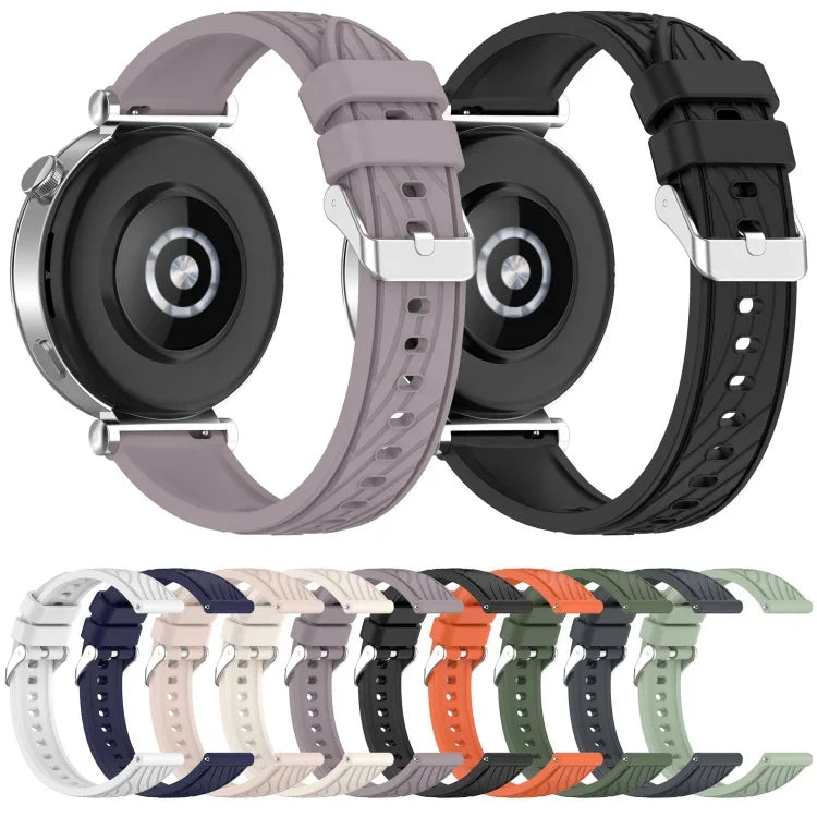Stripe Texture Silicone 20mm Watch Band, For Samsung Galaxy Watch Active2 44mm, For Samsung Galaxy Watch Active2 40mm