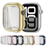 เคส TPU ชุบไฟฟ้าครอบคลุมเต็มจอ สำหรับ Apple Watch Series 11 / 10 ขนาด 46 มม., สำหรับ Apple Watch Series 11 / 10 ขนาด 42 มม.