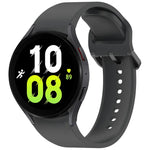 สายรัดนาฬิกาซิลิโคนสีทึบพร้อมหัวเข็มขัดสีสันสดใสแบบปลดเร็ว สำหรับ Samsung Galaxy Watch 5 40 / 44mm, สำหรับ Samsung Galaxy Watch 5 Pro, สำหรับ Samsung Galaxy Watch 4 40 / 44mm, สำหรับ Samsung Galaxy Watch 4 Classic 46 / 42mm