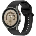 สายรัดนาฬิกาซิลิโคนสีทึบพร้อมหัวเข็มขัดสีสันสดใสแบบปลดเร็ว สำหรับ Samsung Galaxy Watch 5 40 / 44mm, สำหรับ Samsung Galaxy Watch 5 Pro, สำหรับ Samsung Galaxy Watch 4 40 / 44mm, สำหรับ Samsung Galaxy Watch 4 Classic 46 / 42mm