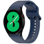 สายรัดนาฬิกาซิลิโคนสีทึบพร้อมหัวเข็มขัดสีสันสดใสแบบปลดเร็ว สำหรับ Samsung Galaxy Watch 5 40 / 44mm, สำหรับ Samsung Galaxy Watch 5 Pro, สำหรับ Samsung Galaxy Watch 4 40 / 44mm, สำหรับ Samsung Galaxy Watch 4 Classic 46 / 42mm