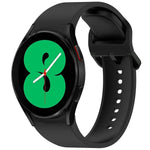 สายรัดนาฬิกาซิลิโคนสีทึบพร้อมหัวเข็มขัดสีสันสดใสแบบปลดเร็ว สำหรับ Samsung Galaxy Watch 5 40 / 44mm, สำหรับ Samsung Galaxy Watch 5 Pro, สำหรับ Samsung Galaxy Watch 4 40 / 44mm, สำหรับ Samsung Galaxy Watch 4 Classic 46 / 42mm