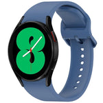 สายรัดนาฬิกาซิลิโคนสีทึบพร้อมหัวเข็มขัดสีสันสดใสแบบปลดเร็ว สำหรับ Samsung Galaxy Watch 5 40 / 44mm, สำหรับ Samsung Galaxy Watch 5 Pro, สำหรับ Samsung Galaxy Watch 4 40 / 44mm, สำหรับ Samsung Galaxy Watch 4 Classic 46 / 42mm