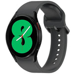 สายรัดนาฬิกาซิลิโคนสีทึบพร้อมหัวเข็มขัดสีสันสดใสแบบปลดเร็ว สำหรับ Samsung Galaxy Watch 5 40 / 44mm, สำหรับ Samsung Galaxy Watch 5 Pro, สำหรับ Samsung Galaxy Watch 4 40 / 44mm, สำหรับ Samsung Galaxy Watch 4 Classic 46 / 42mm