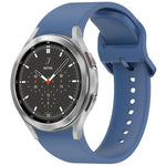 สายรัดนาฬิกาซิลิโคนสีทึบพร้อมหัวเข็มขัดสีสันสดใสแบบปลดเร็ว สำหรับ Samsung Galaxy Watch 5 40 / 44mm, สำหรับ Samsung Galaxy Watch 5 Pro, สำหรับ Samsung Galaxy Watch 4 40 / 44mm, สำหรับ Samsung Galaxy Watch 4 Classic 46 / 42mm