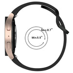 สายรัดนาฬิกาซิลิโคนสีทึบพร้อมหัวเข็มขัดสีสันสดใสแบบปลดเร็ว สำหรับ Samsung Galaxy Watch 5 40 / 44mm, สำหรับ Samsung Galaxy Watch 5 Pro, สำหรับ Samsung Galaxy Watch 4 40 / 44mm, สำหรับ Samsung Galaxy Watch 4 Classic 46 / 42mm
