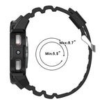 ชุดสายรัดนาฬิกาซิลิโคน Armor พร้อมเคส สำหรับ Samsung Galaxy Watch 7 44 มม., สำหรับ Samsung Galaxy Watch 7 40 มม.