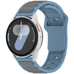 สายรัดนาฬิกาซิลิโคนรูปตัว I สองสี สำหรับ Samsung Galaxy Watch 20 มม., สำหรับ Samsung Galaxy Watch 22 มม.