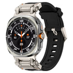 สายรัดนาฬิกาซิลิโคนหัวต่อไทเทเนียมปลดล็อกเร็ว สำหรับ Samsung Galaxy Watch Ultra 47 มม. / Ultra 2025