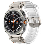 สายรัดนาฬิกาซิลิโคนหัวต่อไทเทเนียมปลดล็อกเร็ว สำหรับ Samsung Galaxy Watch Ultra 47 มม. / Ultra 2025