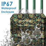 WAVLINK WN573HX1 เราเตอร์ไร้สาย WiFi 6 AX1800 สองย่านความถี่ จุดเชื่อมต่อ WiFi กลางแจ้ง, ปลั๊ก US, ปลั๊ก EU, ปลั๊ก UK, ปลั๊ก AU