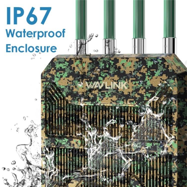 WAVLINK WN573HX1 เราเตอร์ไร้สาย WiFi 6 AX1800 สองย่านความถี่ จุดเชื่อมต่อ WiFi กลางแจ้ง, ปลั๊ก US, ปลั๊ก EU, ปลั๊ก UK, ปลั๊ก AU