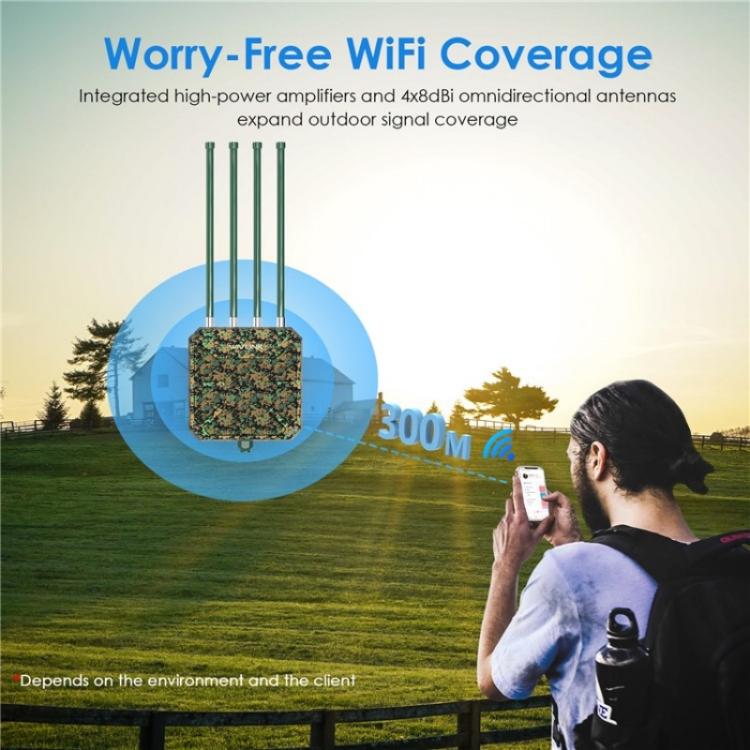 WAVLINK WN573HX1 เราเตอร์ไร้สาย WiFi 6 AX1800 สองย่านความถี่ จุดเชื่อมต่อ WiFi กลางแจ้ง, ปลั๊ก US, ปลั๊ก EU, ปลั๊ก UK, ปลั๊ก AU