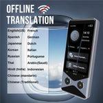 V9000 เครื่องแปลภาษาอัจฉริยะ AI รองรับ 137 ภาษา 4G WiFi พร้อมแปลภาพออฟไลน์