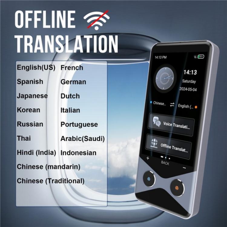 V9000 เครื่องแปลภาษาอัจฉริยะ AI รองรับ 137 ภาษา 4G WiFi พร้อมแปลภาพออฟไลน์