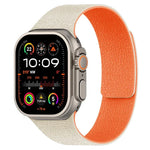 สายรัดนาฬิกาซิลิโคนแม่เหล็กลายลิ้นจี่ สำหรับ Apple Watch 46 มม. / 49 มม. / 45 มม. / 44 มม. และ Apple Watch 42 มม. / 41 มม. / 40 มม. / 38 มม.