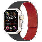 สายรัดนาฬิกาซิลิโคนแม่เหล็กลายลิ้นจี่ สำหรับ Apple Watch 46 มม. / 49 มม. / 45 มม. / 44 มม. และ Apple Watch 42 มม. / 41 มม. / 40 มม. / 38 มม.