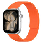 สายรัดนาฬิกาซิลิโคนแม่เหล็กลายลิ้นจี่ สำหรับ Apple Watch 46 มม. / 49 มม. / 45 มม. / 44 มม. และ Apple Watch 42 มม. / 41 มม. / 40 มม. / 38 มม.