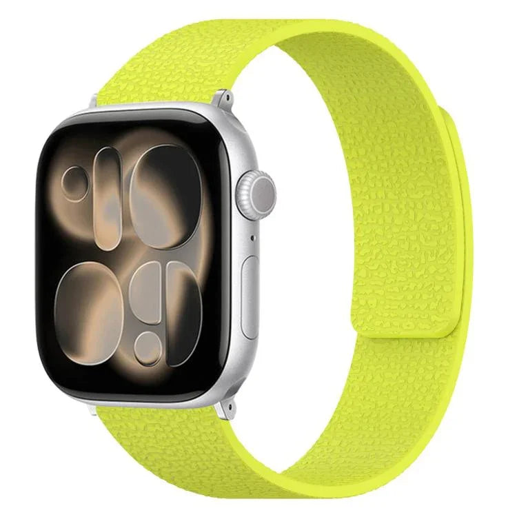 สายรัดนาฬิกาซิลิโคนแม่เหล็กลายลิ้นจี่ สำหรับ Apple Watch 46 มม. / 49 มม. / 45 มม. / 44 มม. และ Apple Watch 42 มม. / 41 มม. / 40 มม. / 38 มม.