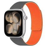สายรัดนาฬิกาซิลิโคนแม่เหล็กลายลิ้นจี่ สำหรับ Apple Watch 46 มม. / 49 มม. / 45 มม. / 44 มม. และ Apple Watch 42 มม. / 41 มม. / 40 มม. / 38 มม.