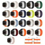 สายรัดนาฬิกาซิลิโคนแม่เหล็กลายลิ้นจี่ สำหรับ Apple Watch 46 มม. / 49 มม. / 45 มม. / 44 มม. และ Apple Watch 42 มม. / 41 มม. / 40 มม. / 38 มม.