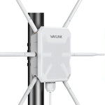 WAVLINK WN588HX3 AX3000 ตัวขยายสัญญาณ WiFi กลางแจ้งพร้อมเสาอากาศ 6 ต้น Dual Band WiFi Repeater ปลั๊ก US, UK, EU, AU