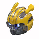 ลำโพงบลูทูธ 5.0 ลายการ์ตูน Bumblebee รองรับ TF, ฟังก์ชัน FM วัสดุโลหะ