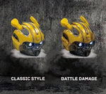 ลำโพงบลูทูธ 5.0 ลายการ์ตูน Bumblebee รองรับ TF, ฟังก์ชัน FM วัสดุโลหะ