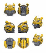 ลำโพงบลูทูธ 5.0 ลายการ์ตูน Bumblebee รองรับ TF, ฟังก์ชัน FM วัสดุโลหะ