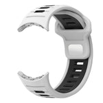 สายรัดนาฬิกาซิลิโคนสองสีแบบหัวเข็มขัดกลับด้าน สำหรับ Google Pixel Watch 4 / Watch 3 45mm