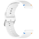 สายรัดนาฬิกาซิลิโคนลายคลื่นเย็บขนาด 20 มม. สำหรับ Samsung Galaxy Watch 7 40 / 44mm