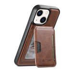 เคสหนังลายหนังวัว Suteni M3 พร้อมกระเป๋าใส่บัตร MagSafe สำหรับ iPhone 13 Pro Max, สำหรับ iPhone 13 Pro, สำหรับ iPhone 13, สำหรับ iPhone 12, สำหรับ iPhone 12 Pro Max, สำหรับ iPhone 12 Pro