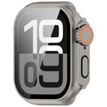 เปลี่ยนเป็นเคสใส่ปุ่ม PC แบบบูรณาการพร้อมฟิล์มกระจกนิรภัย Ultra 49mm สำหรับ Apple Watch Series 6 / 5 / 4 & SE 44mm, สำหรับ Apple Watch Series 6 / 5 / 4 & SE 40mm, สำหรับ Apple Watch Series 11 / 10 46mm, สำหรับ Apple Watch Series 11 / 10 42mm