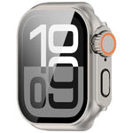 เปลี่ยนเป็นเคสใส่ปุ่ม PC แบบบูรณาการพร้อมฟิล์มกระจกนิรภัย Ultra 49mm สำหรับ Apple Watch Series 6 / 5 / 4 & SE 44mm, สำหรับ Apple Watch Series 6 / 5 / 4 & SE 40mm, สำหรับ Apple Watch Series 11 / 10 46mm, สำหรับ Apple Watch Series 11 / 10 42mm
