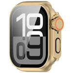 เปลี่ยนเป็นเคสใส่ปุ่ม PC แบบบูรณาการพร้อมฟิล์มกระจกนิรภัย Ultra 49mm สำหรับ Apple Watch Series 6 / 5 / 4 & SE 44mm, สำหรับ Apple Watch Series 6 / 5 / 4 & SE 40mm, สำหรับ Apple Watch Series 11 / 10 46mm, สำหรับ Apple Watch Series 11 / 10 42mm