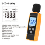 RZ1359 เครื่องวัดระดับเสียงดิจิตอล DB เครื่องวัดเสียงรบกวนในเดซิเบล หน้าจอ LCD, RZ1359