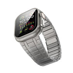 สายรัดนาฬิกาสแตนเลสสตีลแบบแม่เหล็กมิลานลูกปัดเดียว สำหรับ Apple Watch 46mm / 49mm / 45mm / 44mm