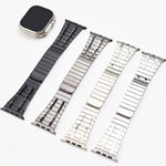 สายรัดนาฬิกาสแตนเลสสตีลแบบแม่เหล็กมิลานลูกปัดเดียว สำหรับ Apple Watch 46mm / 49mm / 45mm / 44mm