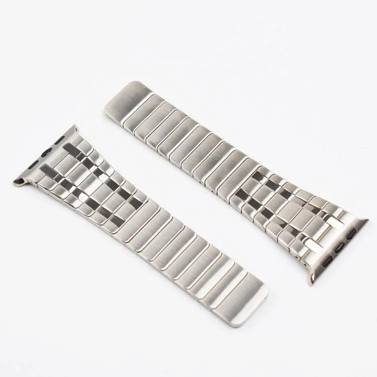 สายรัดนาฬิกาสแตนเลสสตีลแบบแม่เหล็กมิลานลูกปัดเดียว สำหรับ Apple Watch 46mm / 49mm / 45mm / 44mm